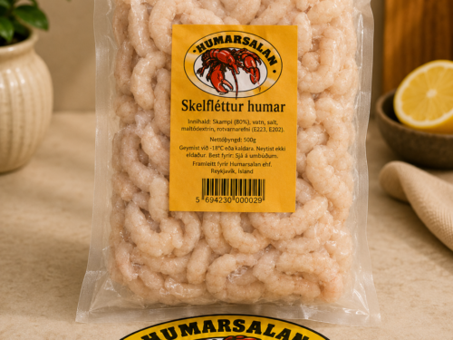 Skelflettur humar 800 gr. Humar heim að dyrum.