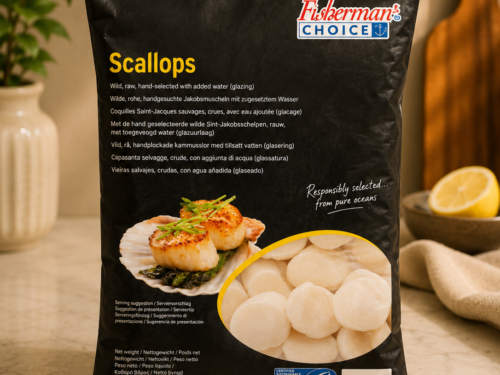 Hörpuskel Frosin (Scallop)  Stór stærð 10/20 800GR. Heim að dyrum